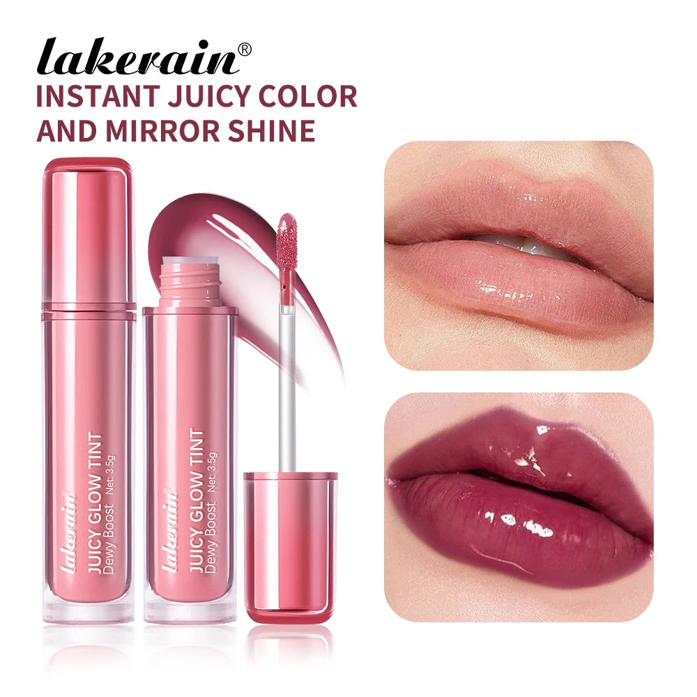Lakerain Mirror Lip Glow Tint Juicy Gloss Lip Stain - 11