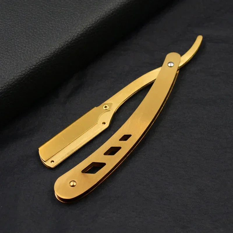 Men Shaving Razor Folding Barber Hair Removal Knife - 28