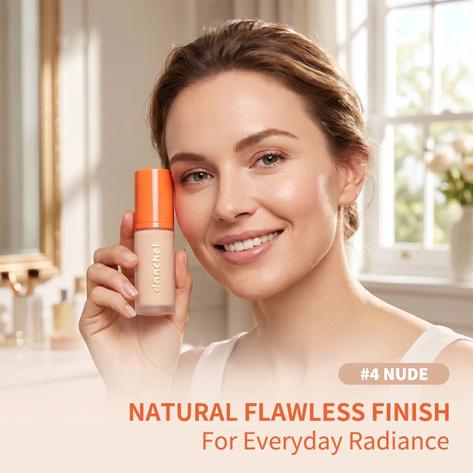 2-in-1 Liquid Foundation & Concealer Matte Face Makeup