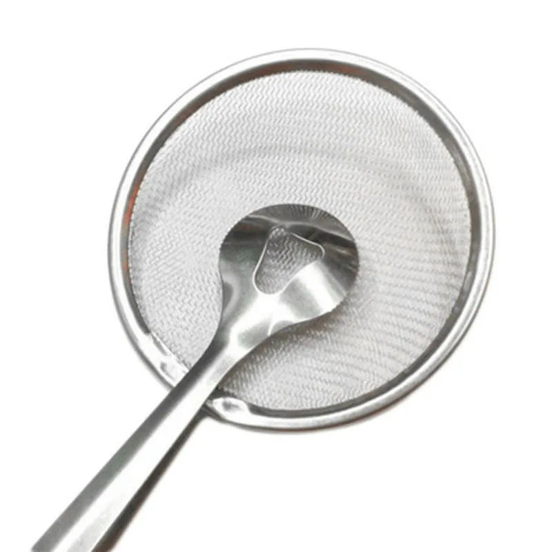 Stainless Steel Frying Strainer Tongs Oil Filter Food Clip Kitchen Tool - 5