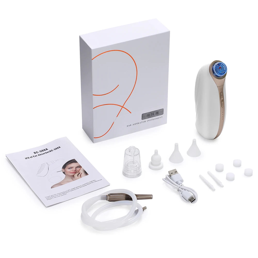 Intelligent Vacuum Earwax Remover & Low-Noise Ear Dryer Kit
