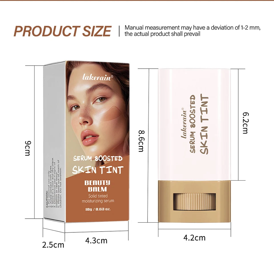 Lakerain Serum Boosted Skin Tint Foundation Stick Makeup