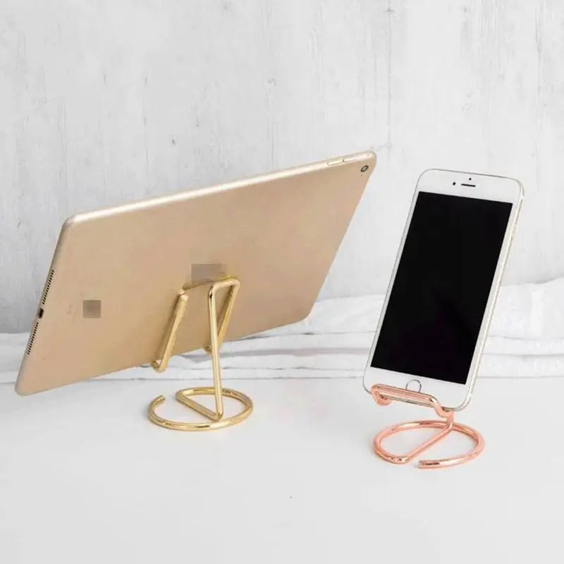 Universal Metal Phone Stand Desktop Holder for Smartphone and Tablet - 3