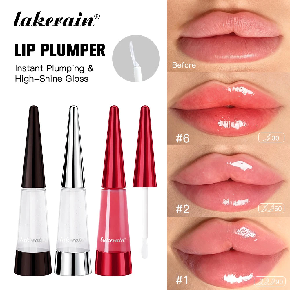 Instant Lip Plumping Gloss Hydrating Volumizing Lip Care Makeup - 1