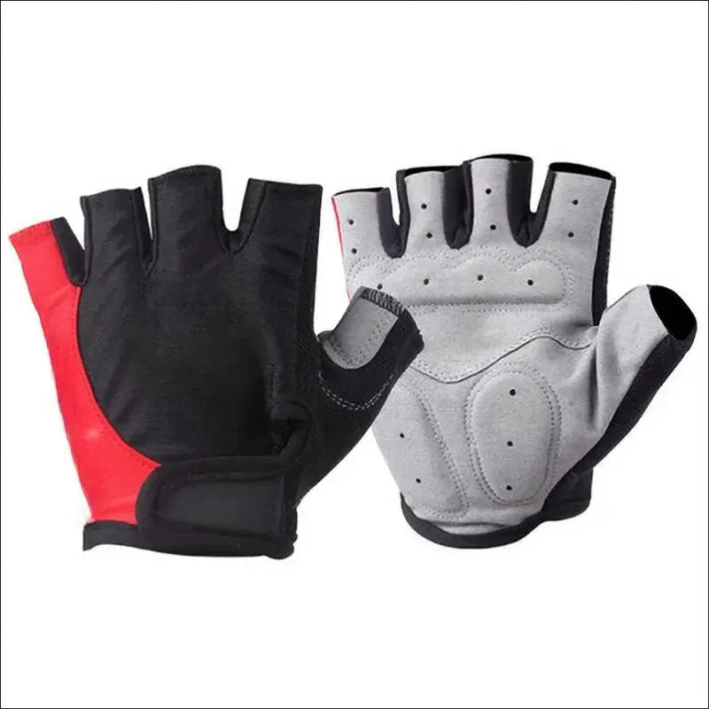 Anti Slip Half Finger Cycling Gloves Breathable Sports Training Mitts