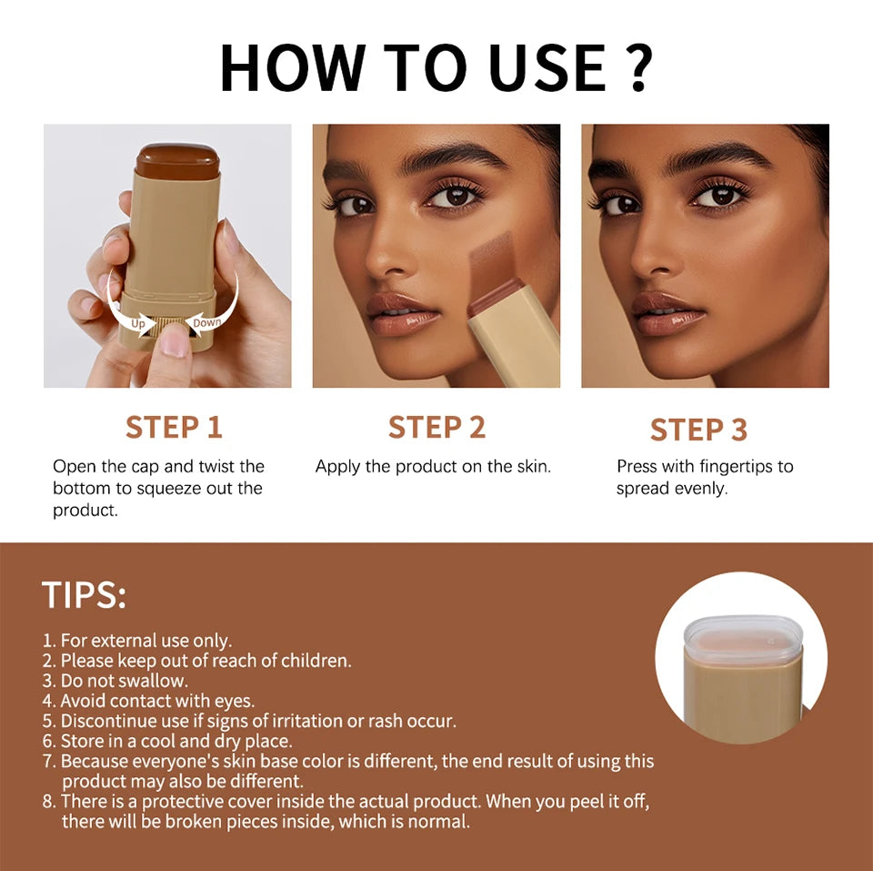 Lakerain Serum Boosted Skin Tint Foundation Stick Makeup