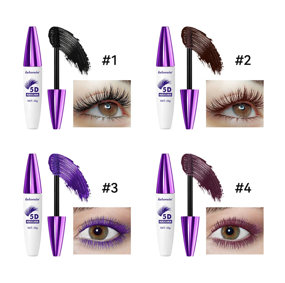 5D Waterproof Lengthening Mascara Voluminous Curling Eyelashes