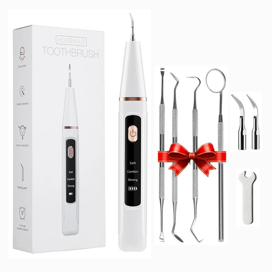 Ultrasonic Dental Scaler Tartar Remover Electric Teeth Cleaner
