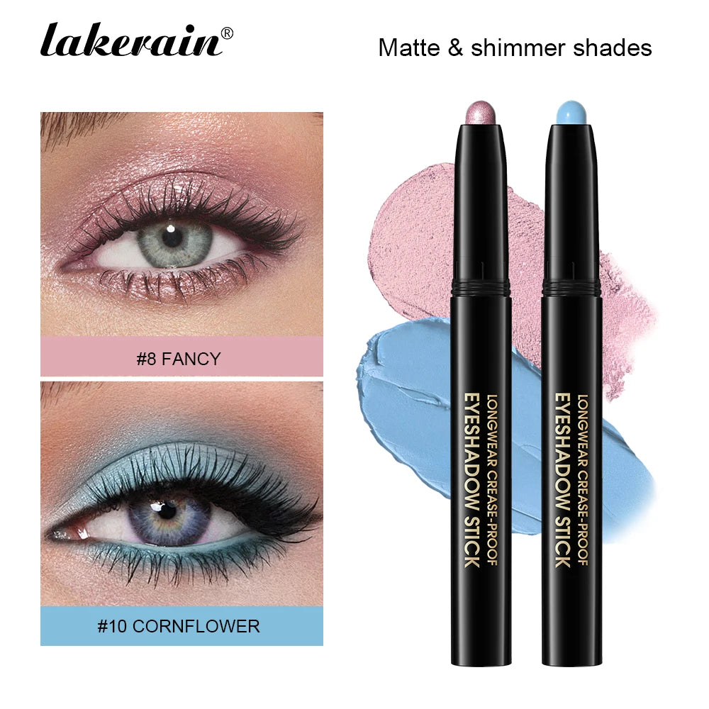 Longwear Crease Proof Eyeshadow Pencil Shimmer Matte Eye Shadow Pen