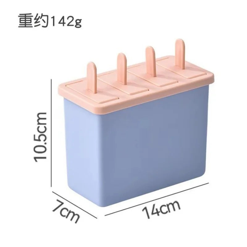 Reusable Popsicle Mold Set Homemade Ice Cream Maker with Lid