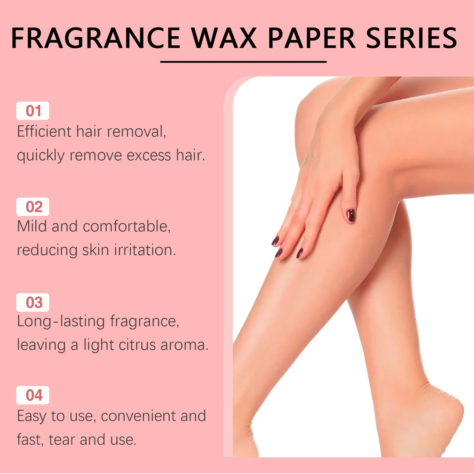 OceAura Full Body Depilatory Wax Strips for Smooth Hair Removal - 13