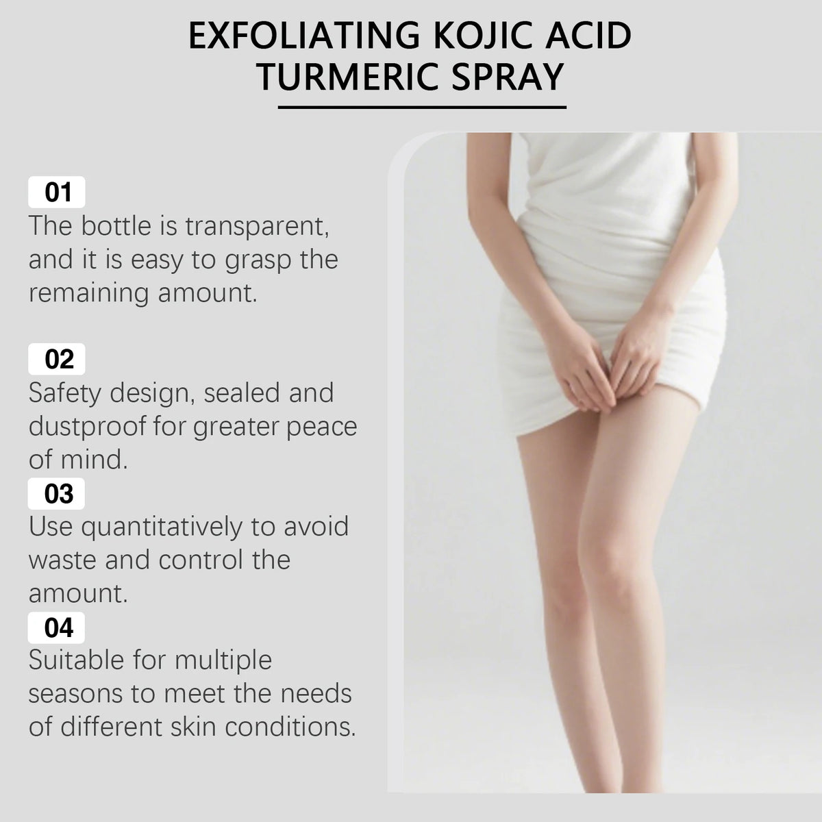 Moisturizing Skin Brightening Serum Foot Care Spray