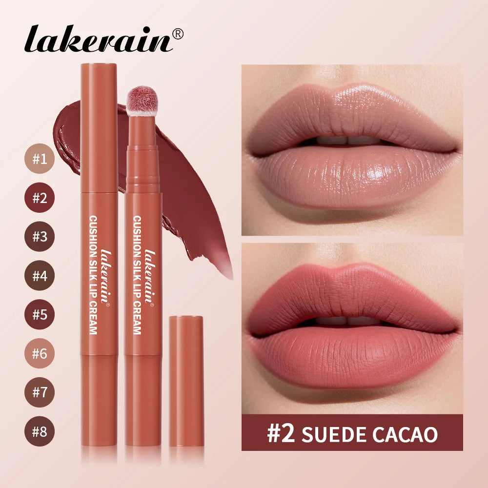 2 in 1 Lip Powder Cream & Blush Waterproof Long Lasting Lip Glaze - 2