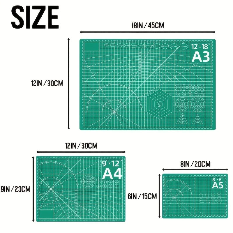 A4 A5 Double Sided Cutting Mat Sewing Craft Scrapbooking Board
