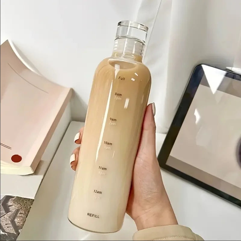 700ml Time Marker Water Bottle Leakproof Fitness Hydration Flask