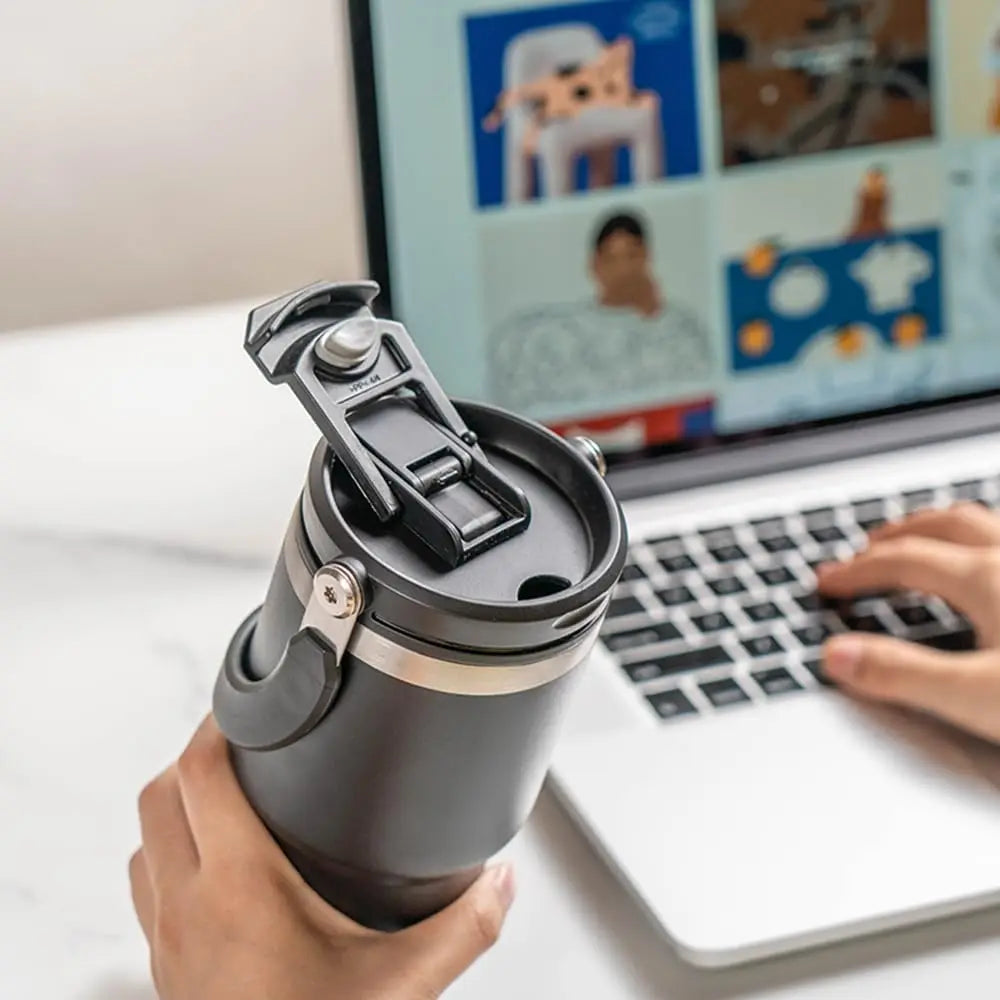 Tyeso 1200ML Stainless Steel Insulated Tumbler Travel Coffee Mug - 3