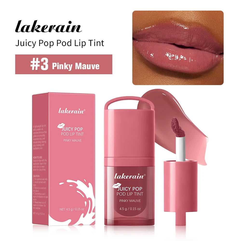 Lakerain Juicy Pop Pod Lip Tint Moisturizing Gloss Stain Makeup - 21
