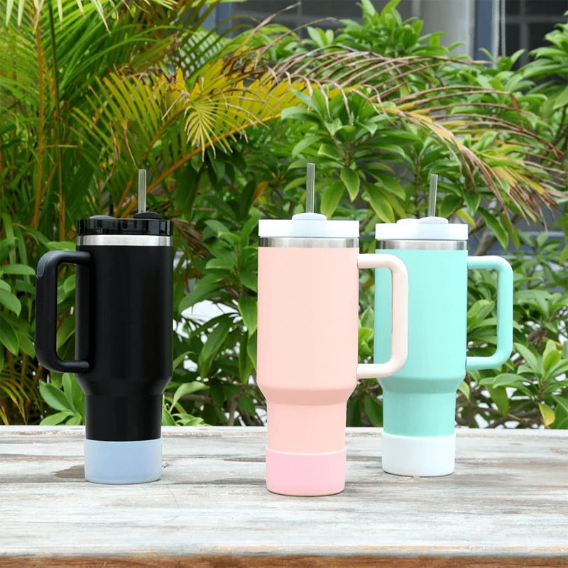 Silicone Cup Boot for Stanley Tumbler Anti-Slip Protective Sleeve Cover - 3