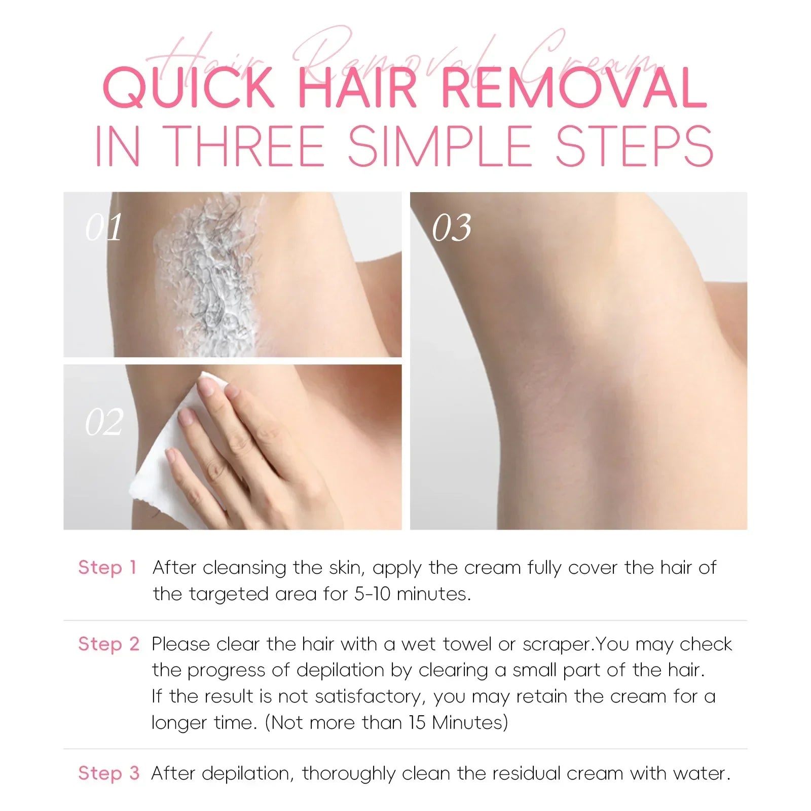 Eelhoe Hair Removal Cream Painless Body Epilator and Growth Inhibitor - 5