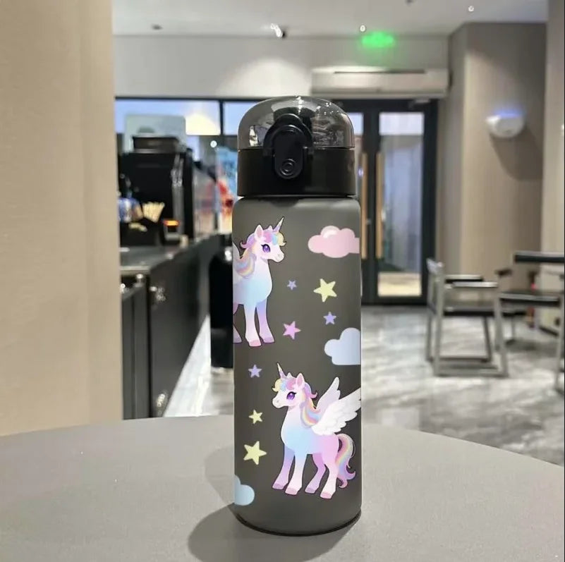 780ml Unicorn Water Bottle BPA Free Leak Proof Sports Gym Drink Cup - 15