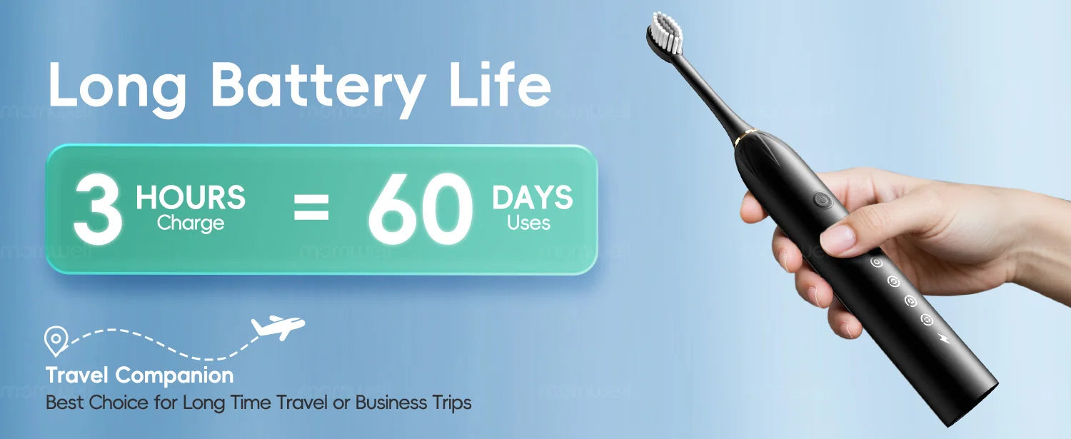 Water Flosser and Electric Toothbrush Combo Sonic Oral Irrigator - 19