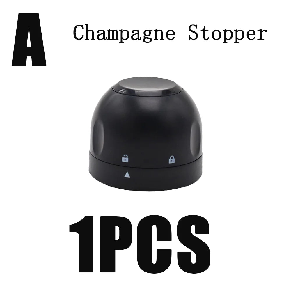 Rotating Wine and Champagne Bottle Stopper Leak Proof Sealing Plug - 16