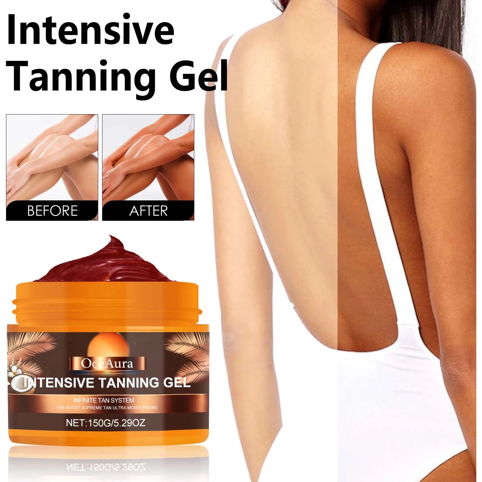 Carroten Tanning Gel Sunless Tan Accelerator Cream - 1