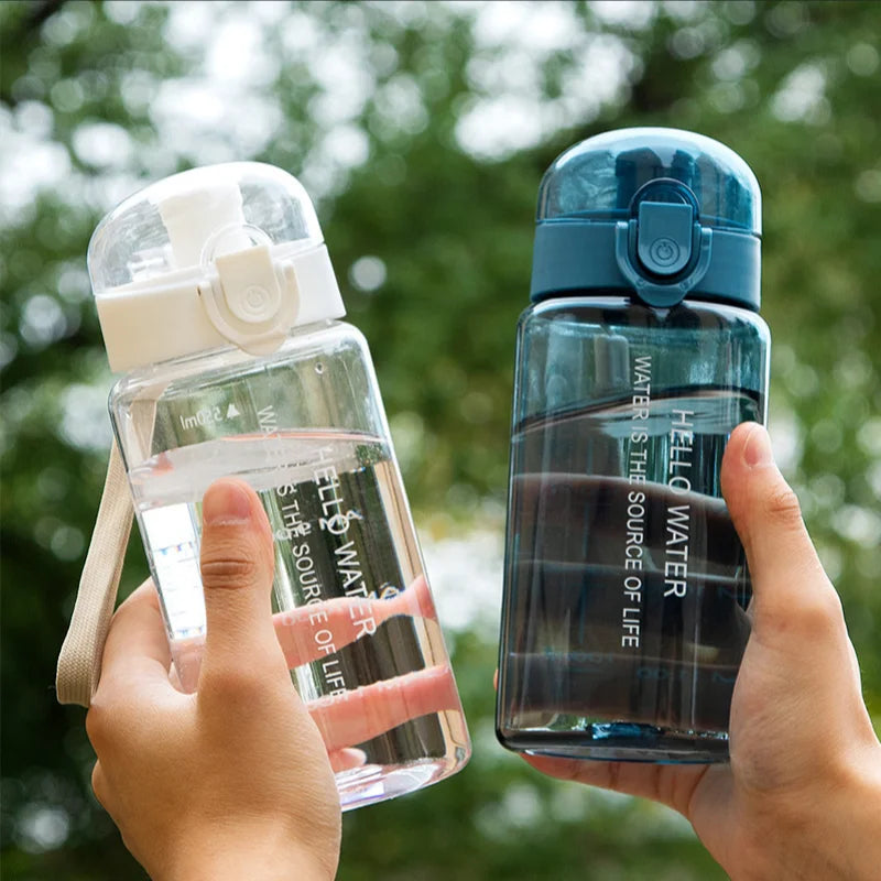 Leak Proof Sports Water Bottle BPA Free Portable Hiking Gym Flask
