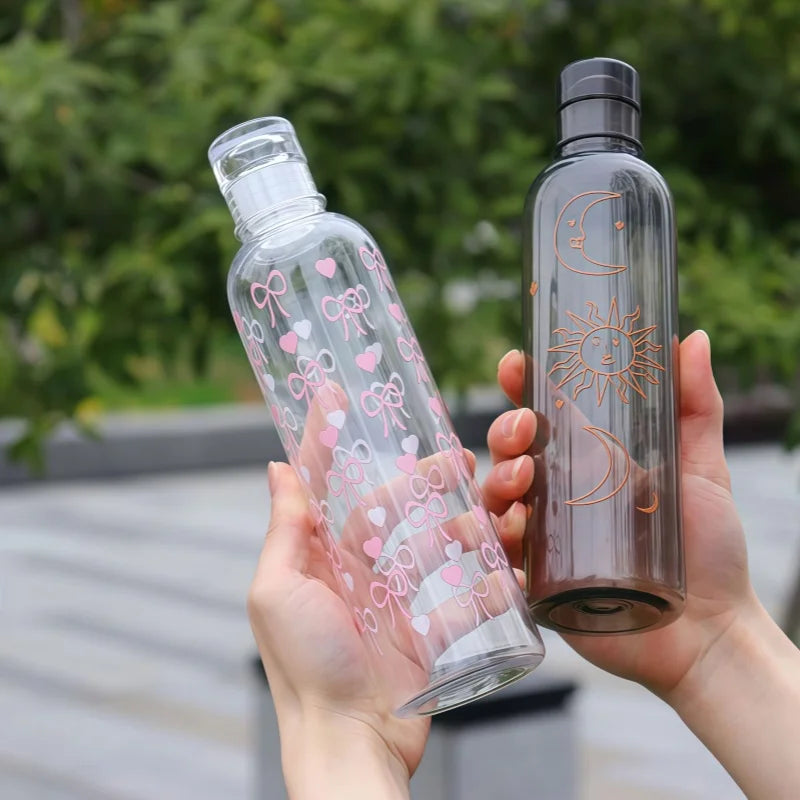 480ml Portable Plastic Water Bottle Minimalist Sports Drink Cup - 7