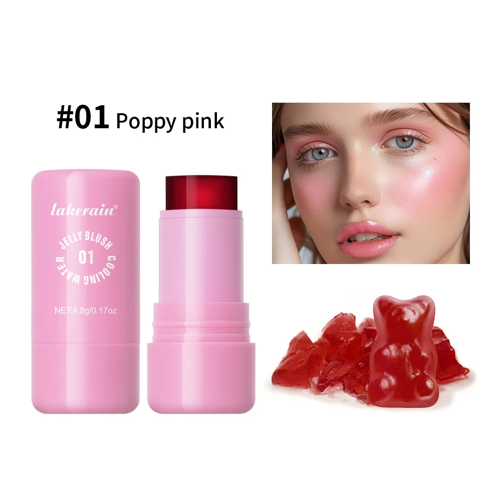 3 in 1 Jelly Tint Stick Hydrating Blush and Lip Tint - 19