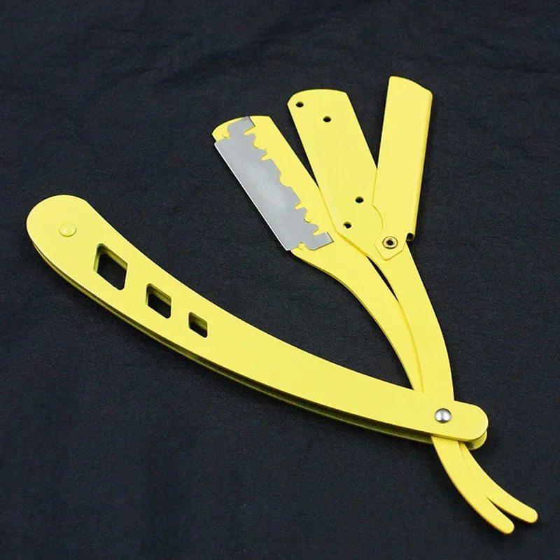 Men Shaving Razor Folding Barber Hair Removal Knife