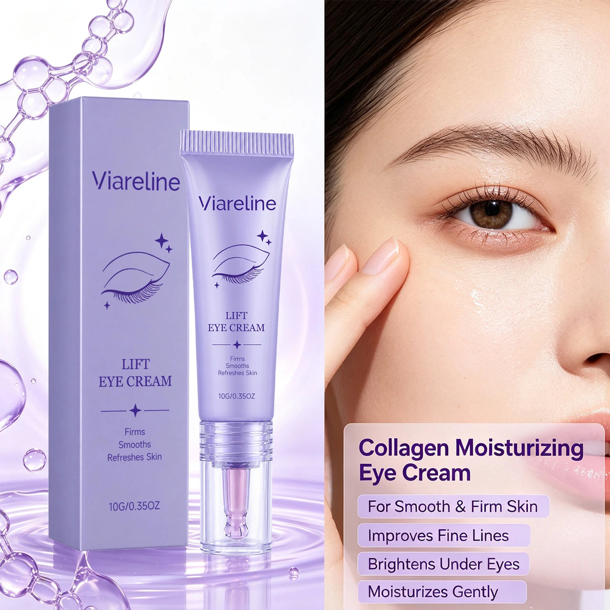 Viareline Lift Eye Cream Fine Lines Dark Circles Remover