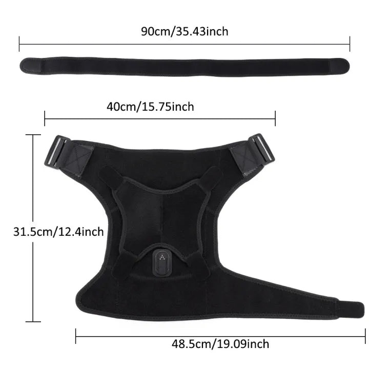 Smart Cordless Shoulder Heating Massager Electric Brace - 31