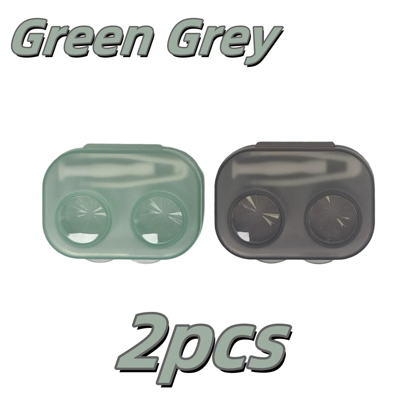 Portable Contact Lens Case Set Travel Storage Box with Tweezer Tool