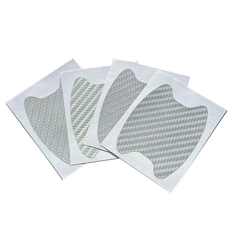 4PCS Car Door Handle Sticker Anti-Scratch Carbon Fiber Protector Film - 19