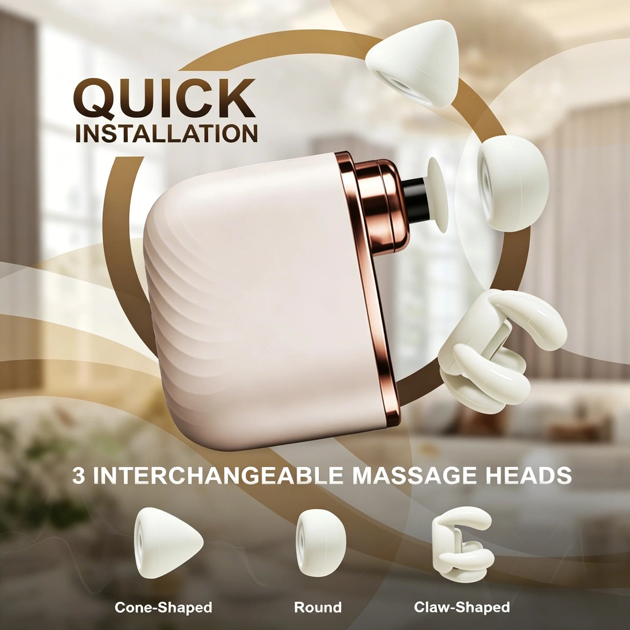 Mini Pocket Fascia Gun Portable Muscle Relaxation Massager - 2