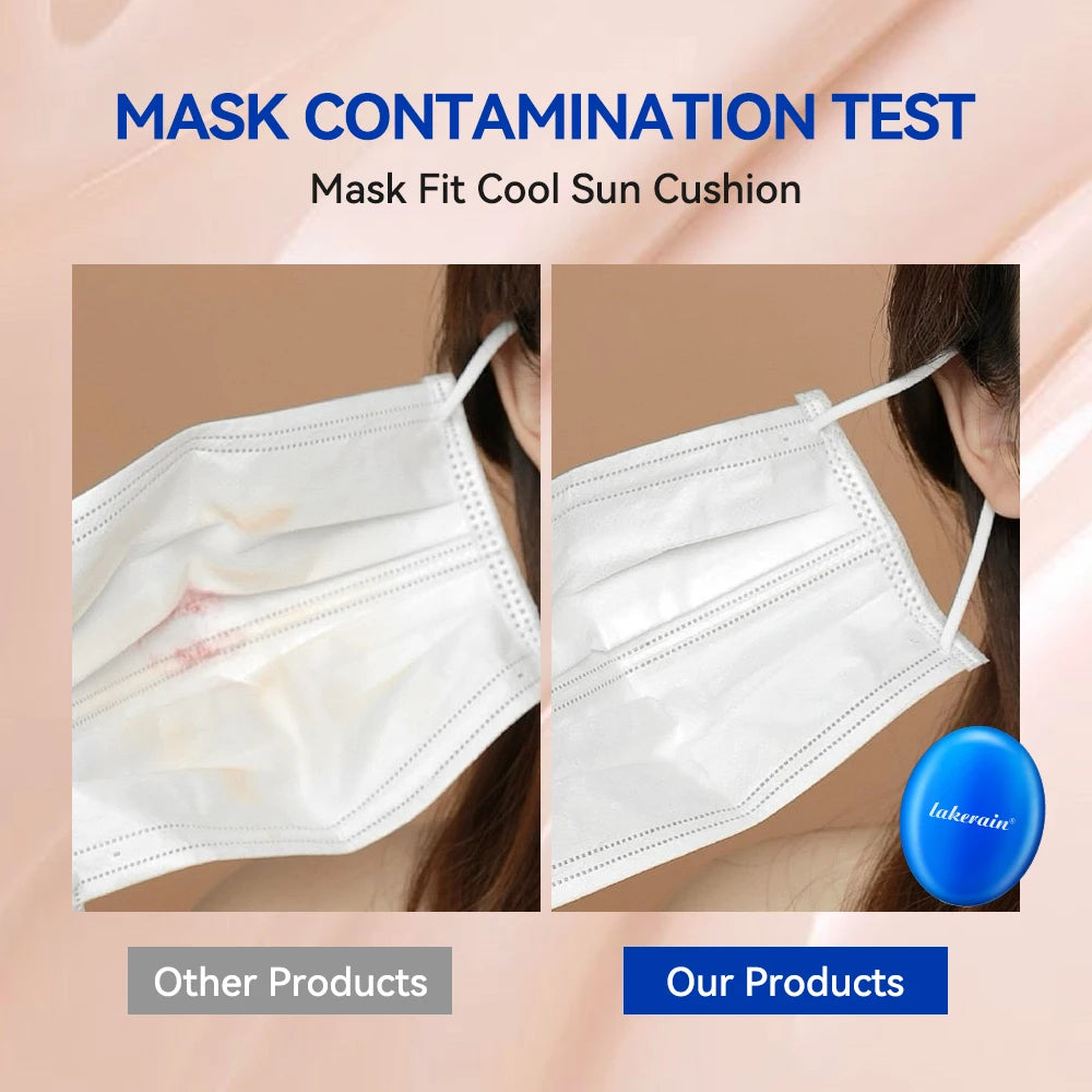 Cushion Foundation Waterproof Full Coverage Makeup CC Cream - 5
