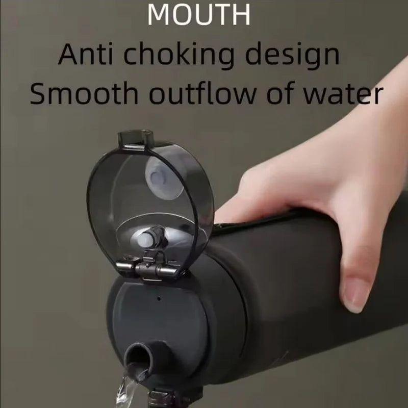 Reusable Sports Water Bottle Leakproof Fitness Jug for Gym and Hiking