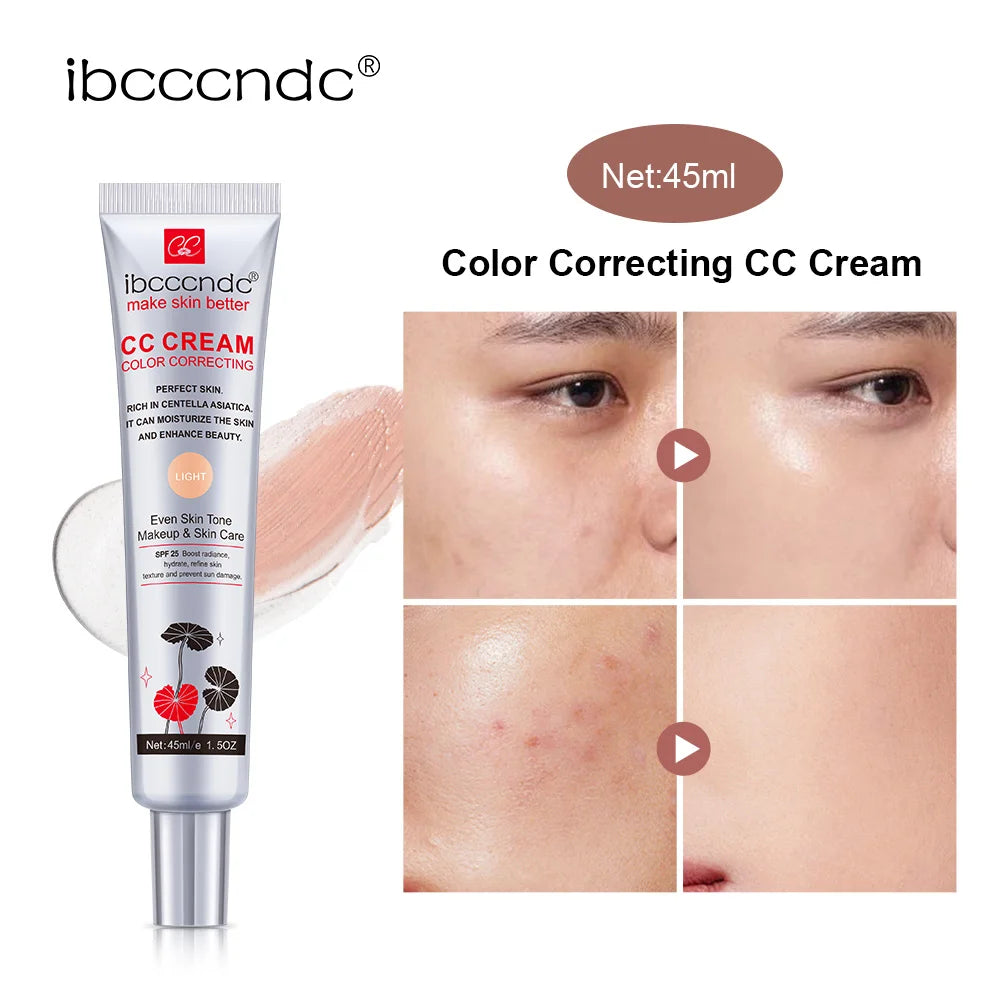 Color Correcting CC Cream Moisturizing Foundation Base