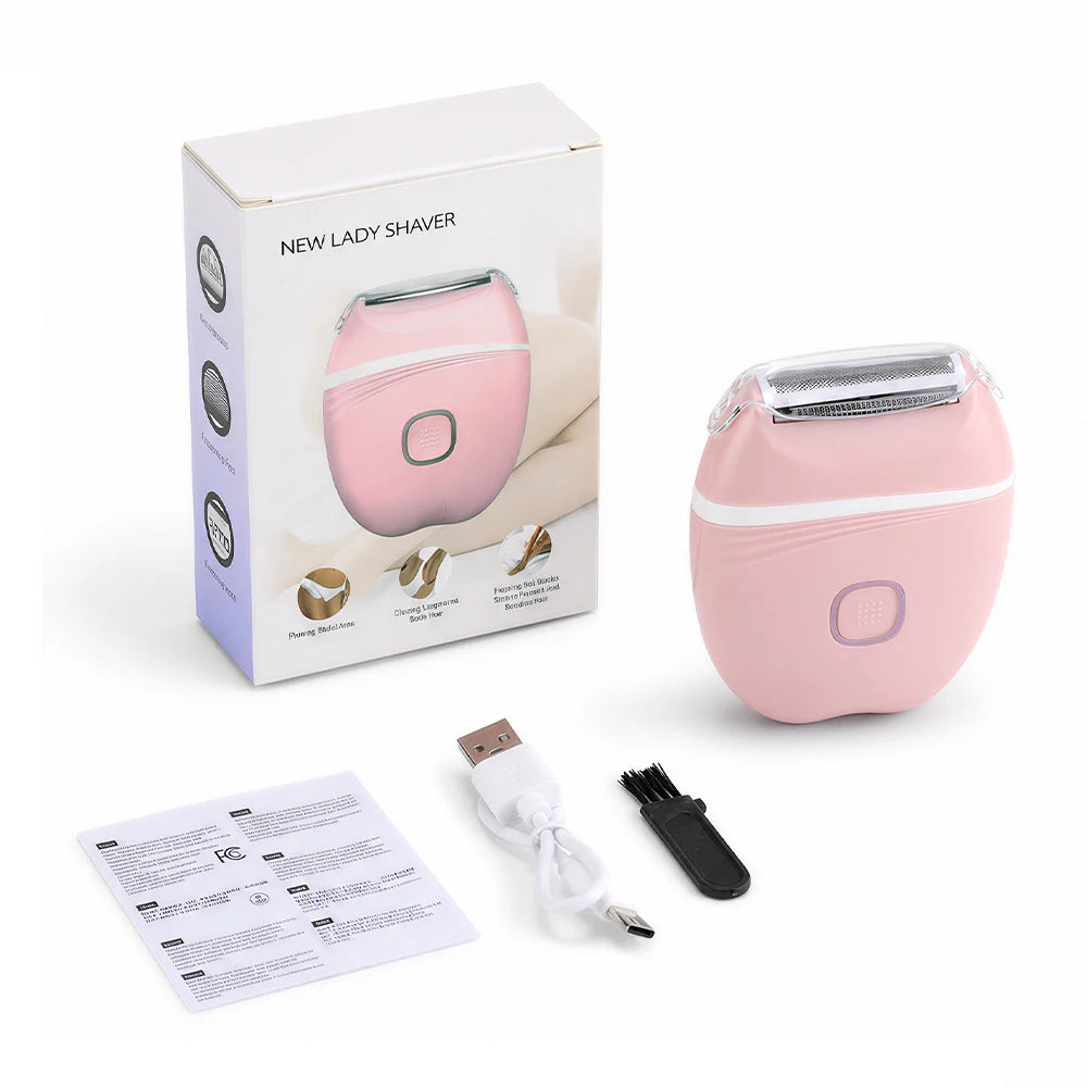 Womens 3 in 1 Electric Shaver Mini Painless Hair Removal Razor - 16