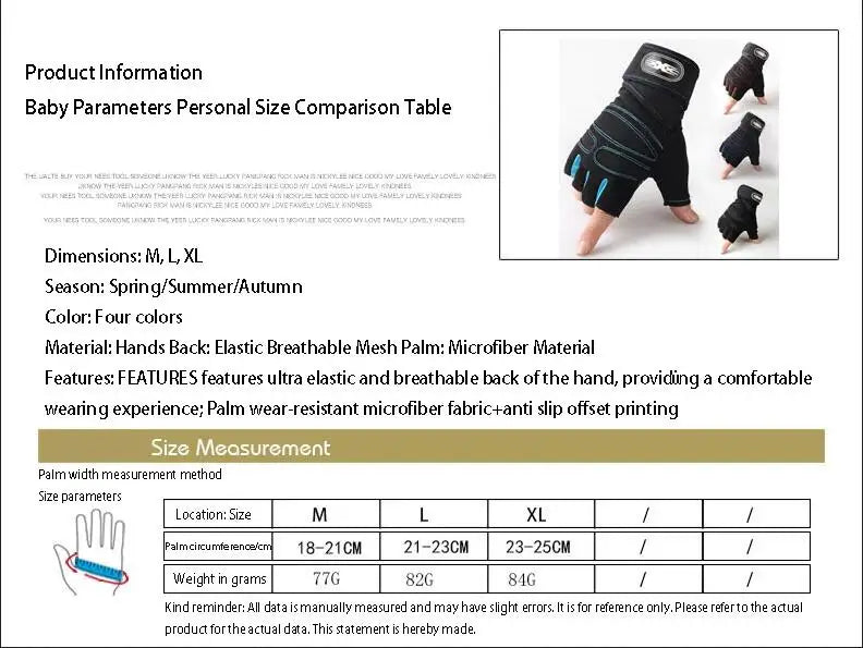 Half Finger Fitness Gloves Tactical Cycling Workout Sports Gear - 3
