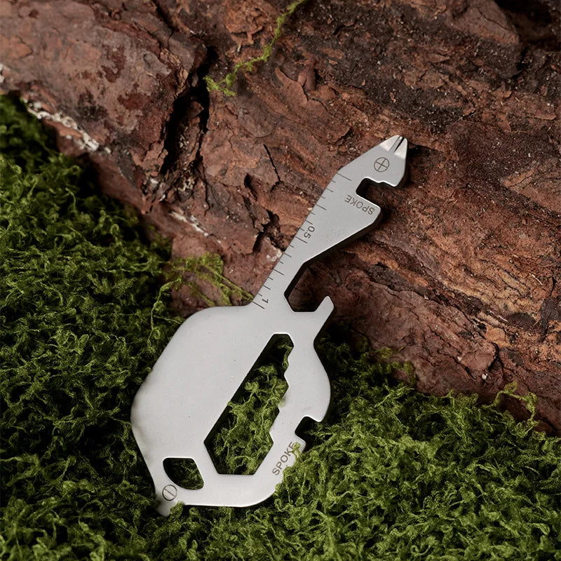 13-in-1 Stainless Steel Keychain Multitool Portable EDC Repair Gadget - 9