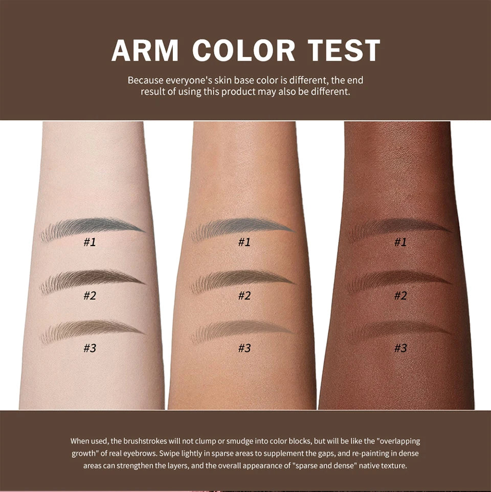 Waterproof Liquid Eyebrow Pencil Multi Fork Tattoo Pen
