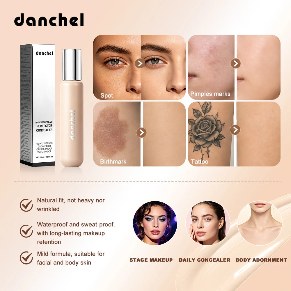Liquid Concealer Full Coverage Waterproof Dark Circle Corrector - 3