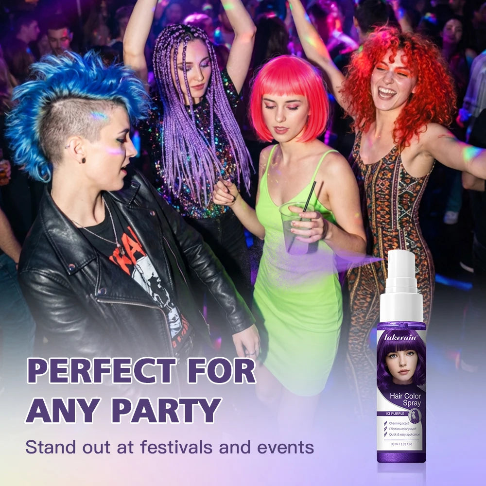 Temporary Hair Color Spray Washable DIY Dye - 12