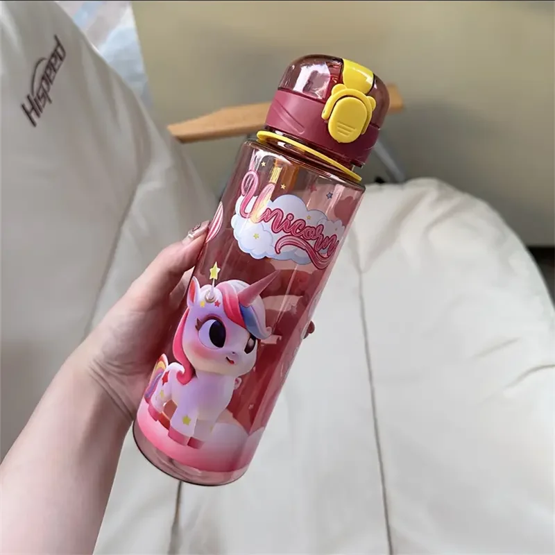 700ml Astronaut Water Bottle Leakproof Sport Cup with Carrying Strap - 11