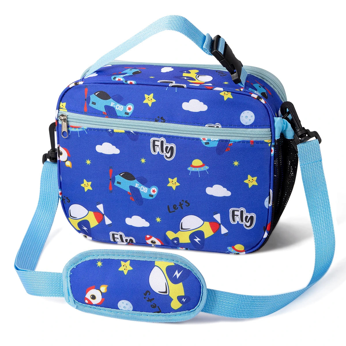 Insulated Cartoon Lunch Bag Portable Thermal Food Box with Shoulder Strap - 19
