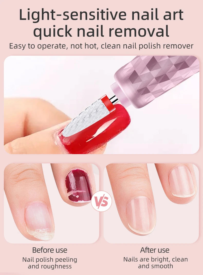 Cordless Electric Nail Drill Machine Manicure Kit - 9
