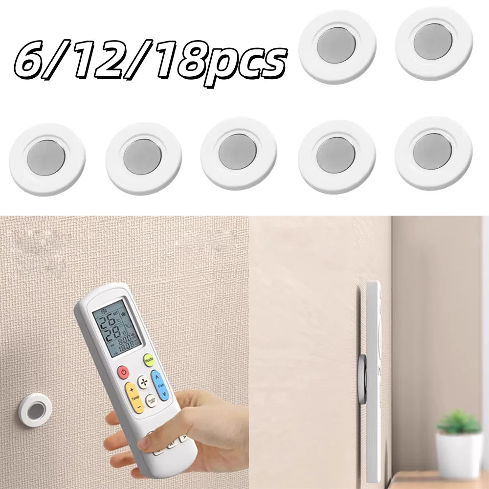 Magnetic Remote Control Holder Wall Mount Storage Hook for Home