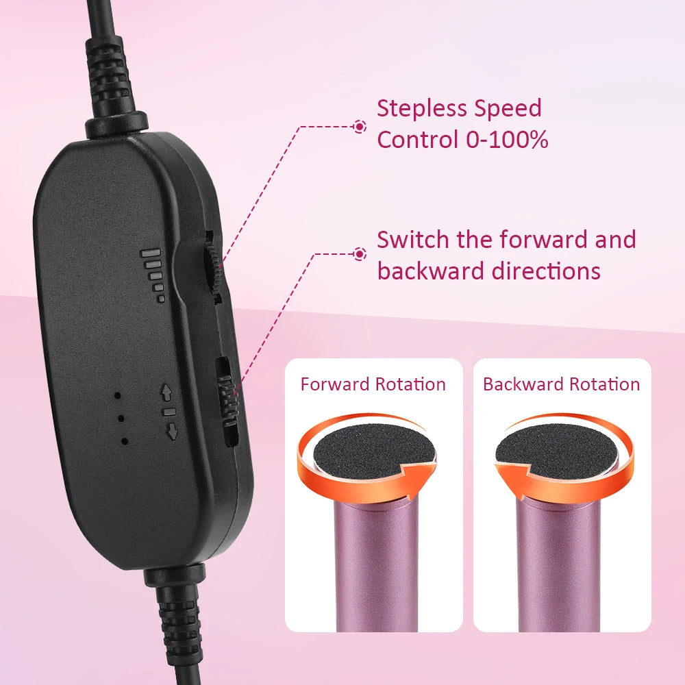Electric Callus Remover USB Foot File Pedicure Tool - 9